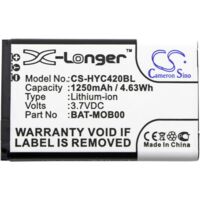 BATTERIES 1250MAH COMPATIBLE AVEC HONEYWELL POUR TV AUDIO TELEPHONIE SEM BOUTIQUE - CS-HYC420BL