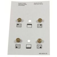 SACHET INJECTEURS GAZ BUTANE POUR CUISINIERE BEKO - 4431100102