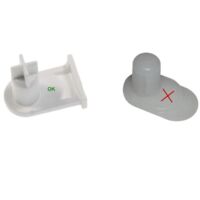 DOUILLE DE CHARNIERE HAUT/ BAS pour REFRIGERATEUR AIRLUX -...