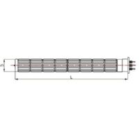 RESISTANCE STEATITE 1800 W DIAM 47 L 333 POUR CHAUFFE EAU BRANDT - 98X0015