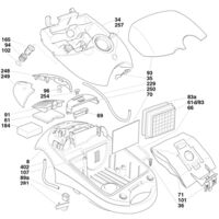 CARTER MOTEUR REP 8 POUR PETIT ELECTROMENAGER HOOVER - 03722028