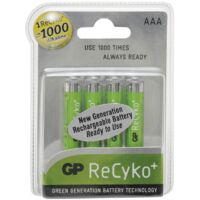 Piles x 4 recyko+ 1.2 v 1000 mah lr03 ni pour PILES...