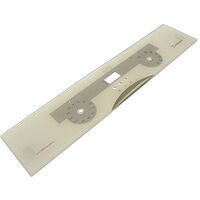 GLACE BANDEAU BLANC POUR FOUR FAGOR - 74X4294