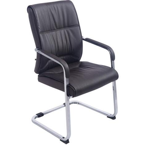 Sedia XL Anubis in similpelle marrone