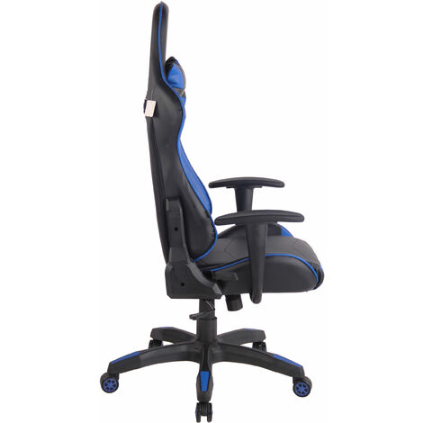 Sedia Gaming Miracle V2 in Similpelle Nero/blu