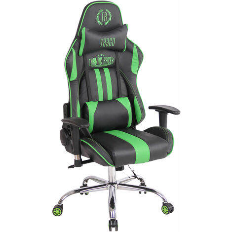 Sedia Ufficio Massaggiante Limit XM In Similpelle Nero/verde