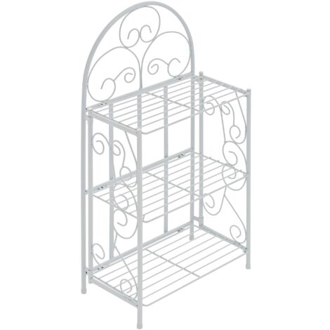Scaffale in Ferro Rosa bianco (1/5)