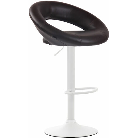 Sgabello Cucina Olinda In Similpelle marrone bianco
