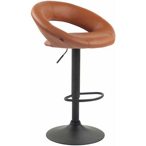 Sgabello Cucina Olinda In Similpelle marrone chiaro nero