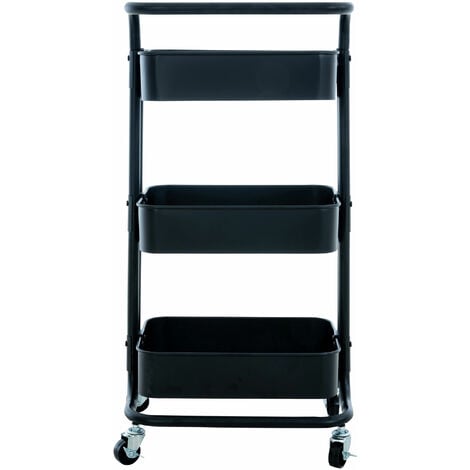 Carrello portaoggetti Mailo nero