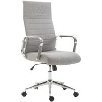 Sedia ufficio KOLUMBUS in tessuto grigio