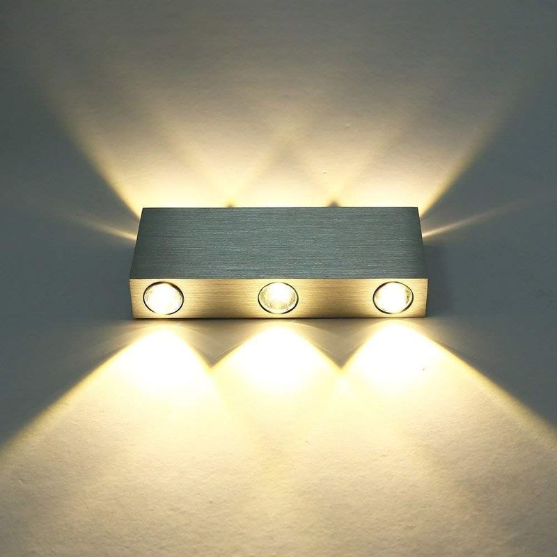 FRA - Lumière LED haut et bas de porche Applique murale LED haut et bas  E27/E26 Applique murale de porche moderne pour couloir 85‑26