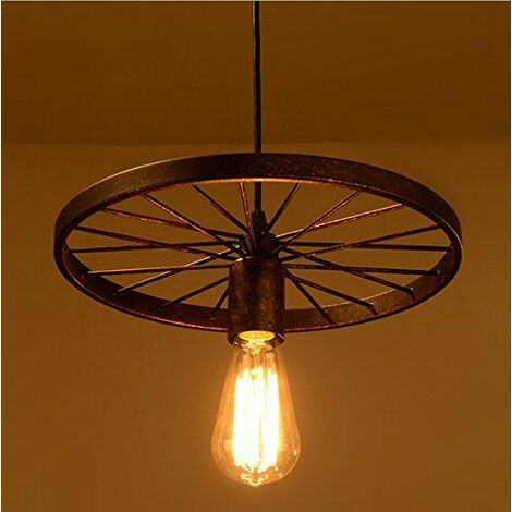 Pendentif suspendu Vintage Lumière Couleurs Diverses Finitions plafonnier Lampe E27