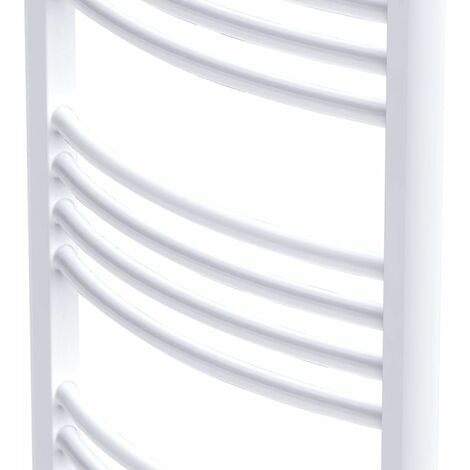 Sèche-Serviettes Chauffage Central Incurvé 500x764mm + Connecteurs vidaXL