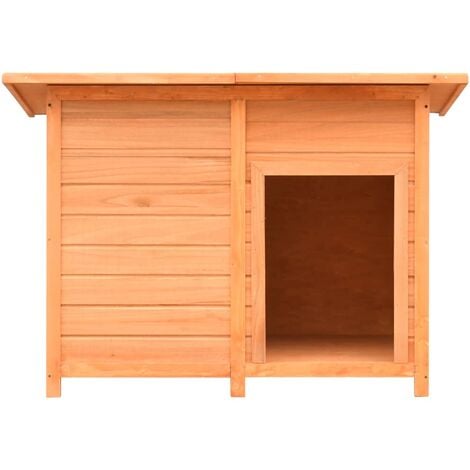 Niche pour chiens Bois de pin et de sapin solide 120x77x86 cm