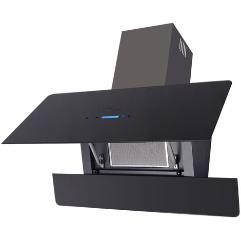 Hotte avec écran tactile 900 mm Noir vidaXL