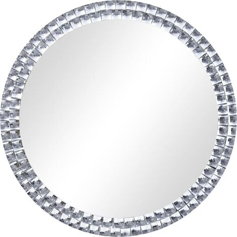 Wall Mirror 60 cm Tempered Glass vidaXL