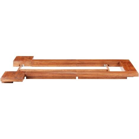 Cadre de lit Futon japonais sans matelas Bois massif 100x200 cm vidaXL