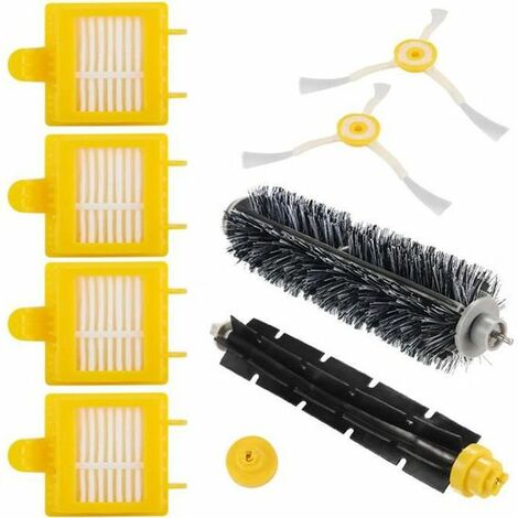 8PCS Accessoire iRobot Kit de Remplacement Accessoires pour Aspirateur Irobot : Irobot roomba accessoires série 700