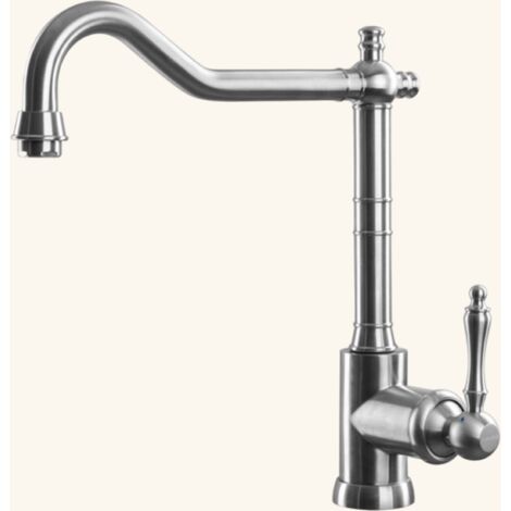 Robinet vintage inox massif Luisina GUSTAVE (1/4)