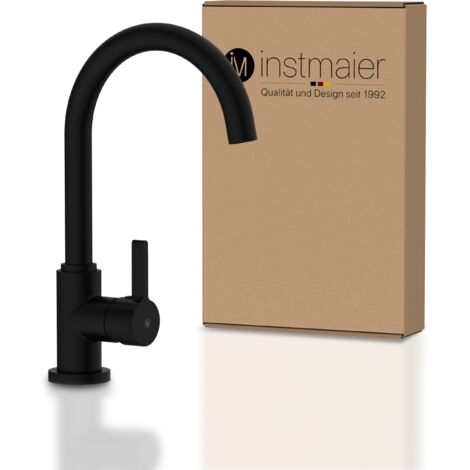 Robinet mitigeur cuisine noir mat K3 (1/5)