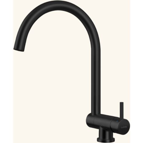 Robinet rabattable Luisina Inox PVD noir mat ACHILLE (1/2)
