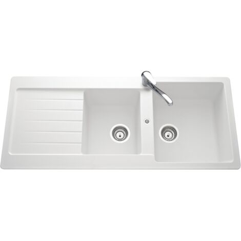 Evier en granit Valencia en blanc 460x765mm acheter