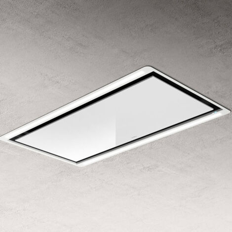 Elica – Hotte plafond 100 cm – Débit d'air max 770 m³/h – Niveau sonore 40/53 dB – Éclairage LED – Installation encastrée