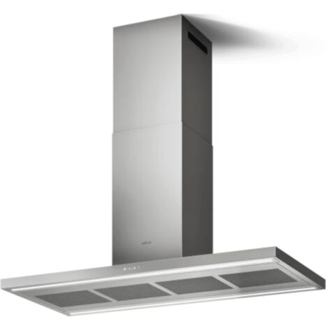 Elica – Hotte îlot 120cm inox – Aspiration extraction 710 m³/h – Commande tactile – Éclairage LED 7W – Classe énergétique A