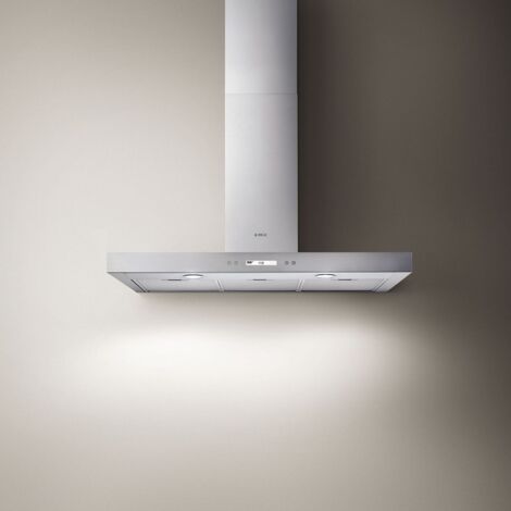Elica – Hotte murale aspirante inox 60 cm – Débit d'air max 448 m³/h – Niveau sonore max 62 dB – Éclairage LED – Commande tactile