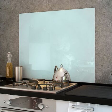 Crédence en verre transparent pour fond de hotte de cuisine 700 x 900mm -  Soglass