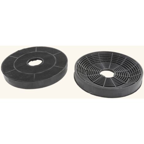Cuisissimo – Filtre à charbon actif pour hotte – Lot de 2 – KF001 – Compatible avec Silverline KIM, BOREAL, CITY, ZENA, TOSCA, UNZI, ASTA, TALLIA, ATIKA, HERA