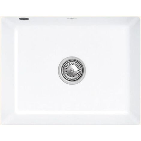 Evier sous-plan céramique blanc mat Villeroy & Boch SUBWAY 60