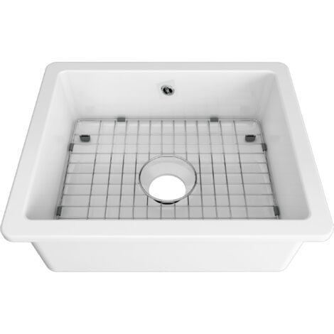 Evier céramique blanc Vitra ARKITEKT 1 bac