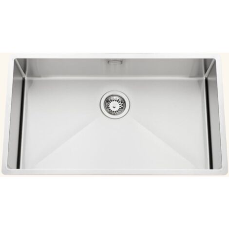 Évier sous-plan inox nid d'abeille 1 bac 770x450 mm – Sans égouttoir – Pour meuble sous évier 90 cm minimum – Luisina (1/3)