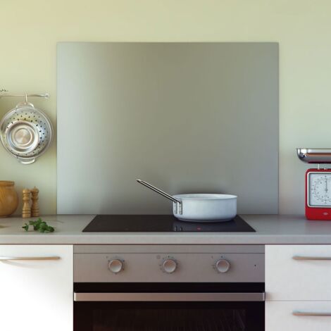 Crédence cuisine fond de hotte Inox - l 80 x H 50 cm (1/5)