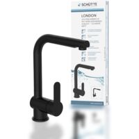 Robinet Douchette Schütte LONDON noir mat