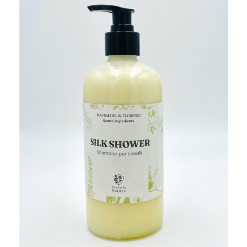 SILK SHOWER Shampoo per cavalli effetto seta formulazione repellente contro  gli insetti 500 ml