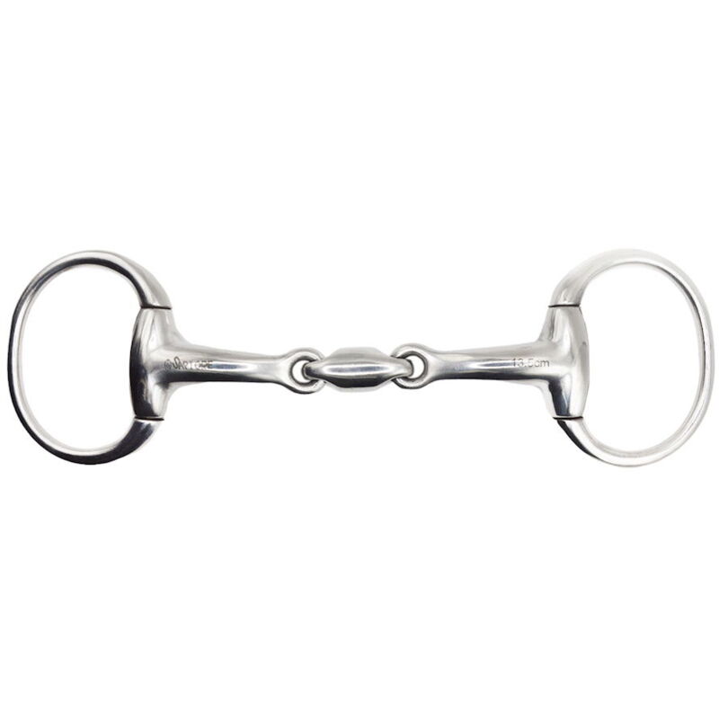 Filetto Ad Oliva Snodato In Inox Pieno Con Imboccatura A Torciglione 18 Mm 49711452
