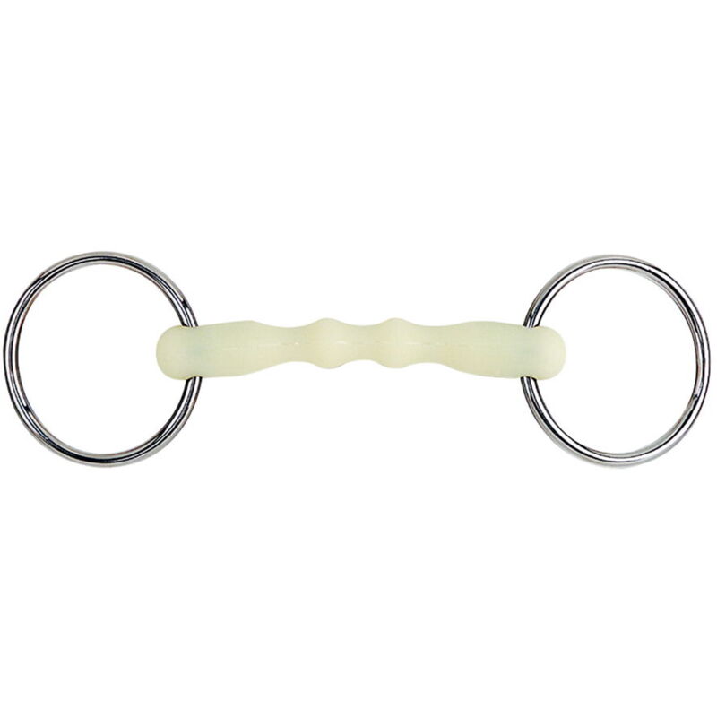 Boccaglio A Due Anelli In Acciaio Inox - Gag Al Gusto Mela 14cm