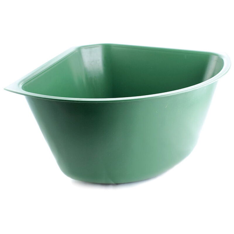 Mangiatoia Angolare Per Cavalli E Puledri 34x34x25 Cm Verde - Made In Italy - 3