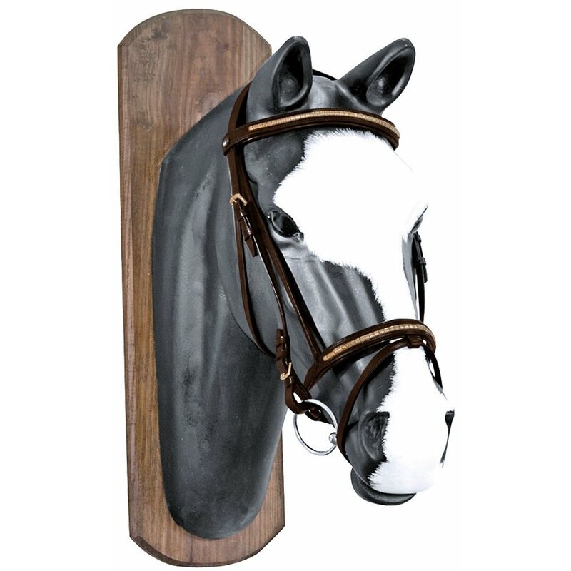 Briglia Da Spettacolo In Pelle Shetland Con Rene Di Piombo – TOP HORSE UK