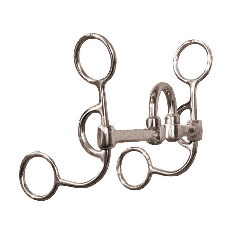Korsteel Morso Pelham Con Cannone Curvo In Acciaio | Ideale Per Cavalli Con Lingua Larga E Bocca Piccola | Ferratura Professionale - 3