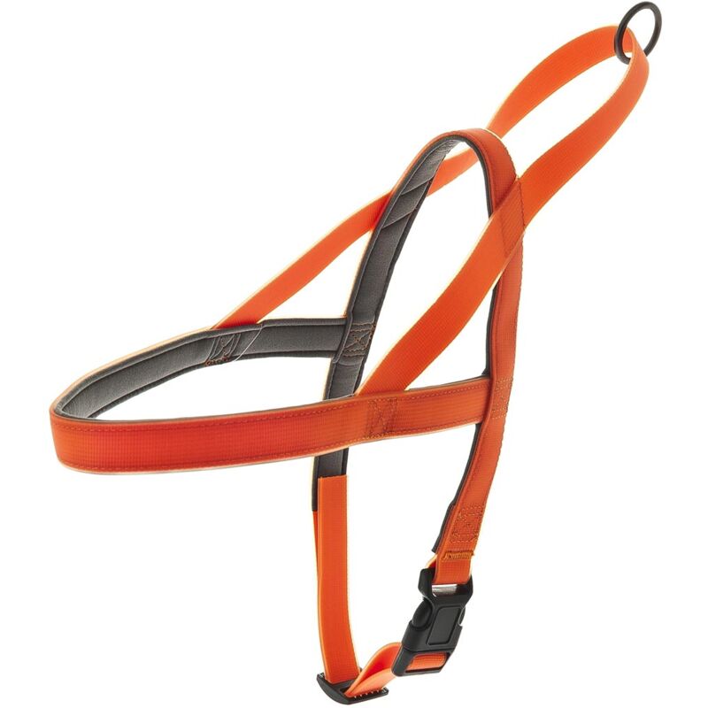 Pettorina Per Cani Hunter - Neoprene Imbottito, Nylon, Marrone/Caramello, Taglia S (45-57cm) - Foto 3