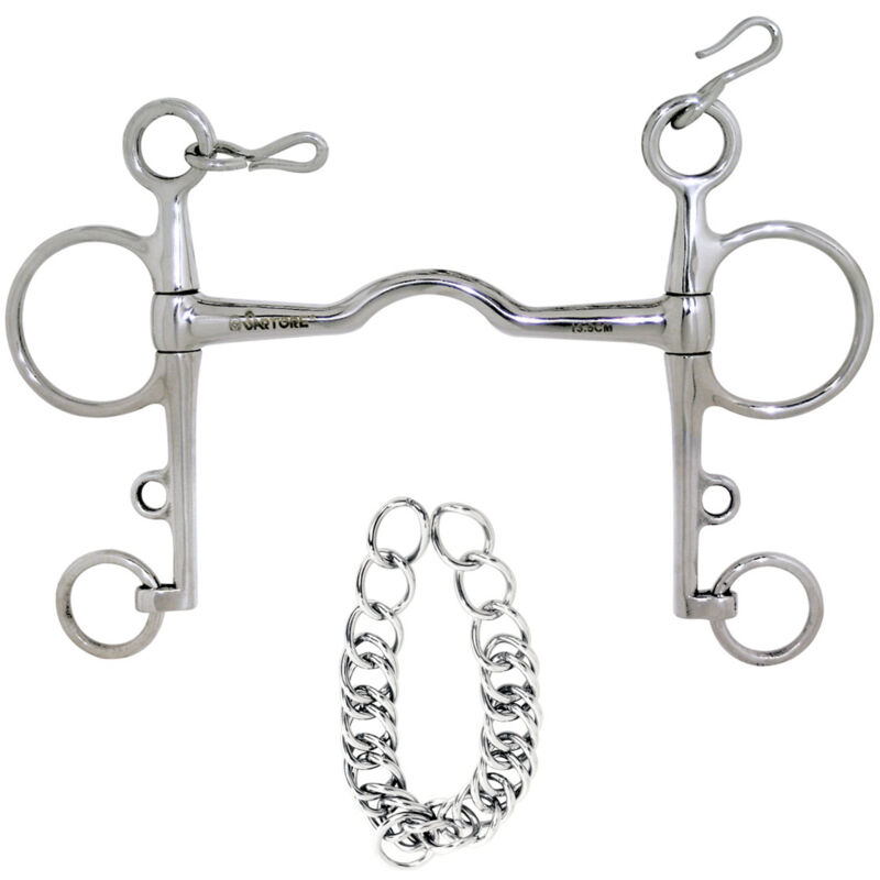 Morso Pelham Per Cavalli - Acciaio Inox Con Catena | Controllo Facile E Comfort Massimo - Foto 13