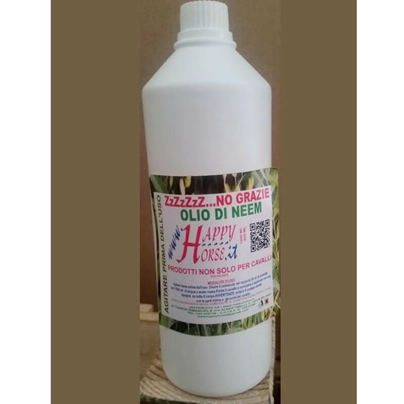 HappyHorse OLIO DI NEEM 500 ml (per 10 litri di prodotto diluito)