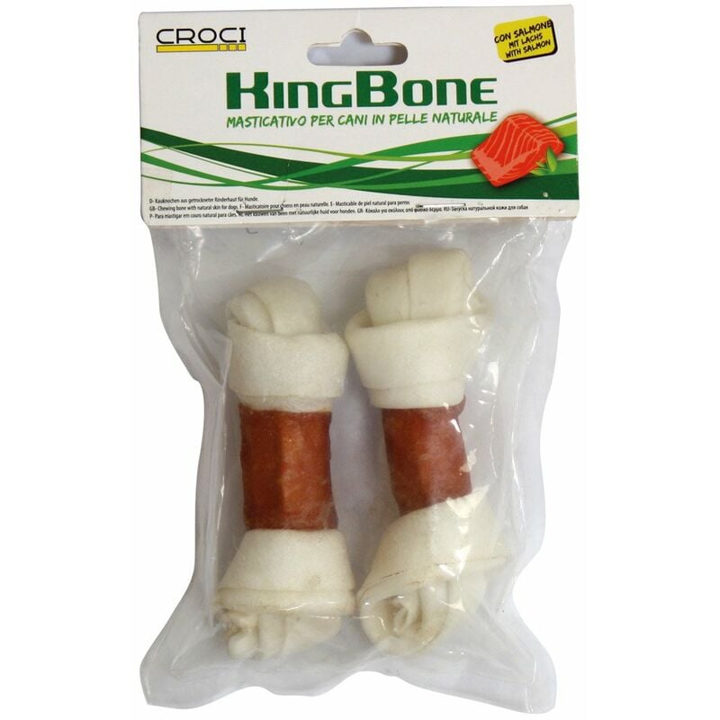 Ossa King Bone da 11 cm con salmone 6 confezioni da 2 pezzi