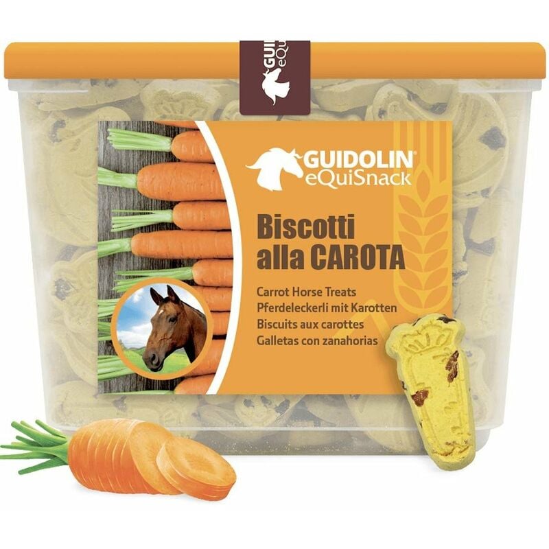 Equi Snack biscotti per cavalli alla carota con confezione richiudibile:  Equi Snack carota 700 g