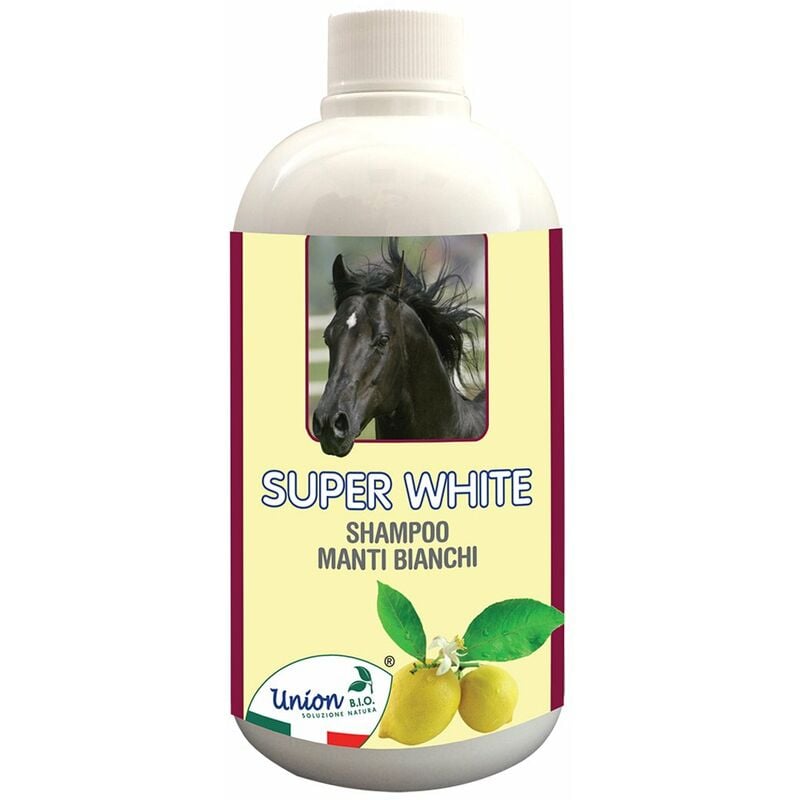 SUPER WHITE Shampoo delicato naturale ad azione sbiancante e ravvivante,  ricco di estratti vegetali sinergici per