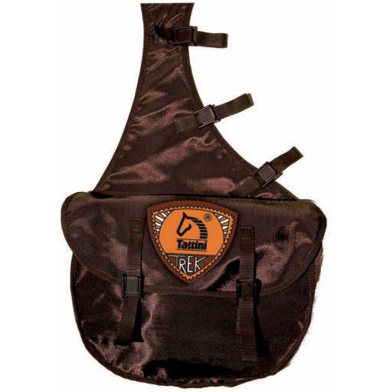 Bisaccia 'Tattini Trek' In Nylon - Zainetto A Tracolla Marrone Per Escursionismo - Foto 6